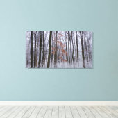 sneeuwpuinfotografie winterlandschap canvas afdruk (Insitu (Houten vloer))