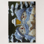 sneeuwpuzzel legpuzzel (Verticaal)