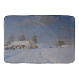 Sneeuwrijk landschap in de winter (door H.A. Brend Badmat