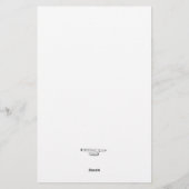 Sneeuwrijke Colorado Aspen Tree Briefpapier (Achterkant)