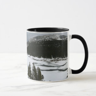 Sneeuwrijke Ellery Lake California winterlandschap Mok
