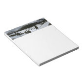 Sneeuwrijke Ellery Lake California winterlandschap Notitieblok (Schuin)