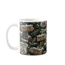 Sneeuwrijke Snelweg Kerst Koffie Escape