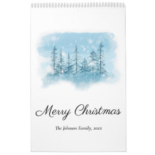 Sneeuwrijke Winter Kerst Foto Kalender