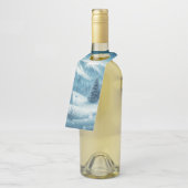 Sneeuwrijke winterberg flessenhanger (Schuin)