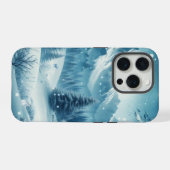 Sneeuwrijke winterberg iPhone hoesje (Achterkant horizontaal)