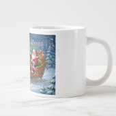Sneeuwrit van Sinterklaas Extra Grote Beker (Rechts)