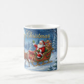 Sneeuwrit van Sinterklaas Koffiemok (Voorkant rechts)