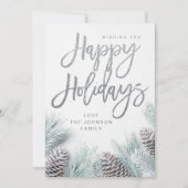 Sneeuwrug en Prettige feestdagen (Voorkant)