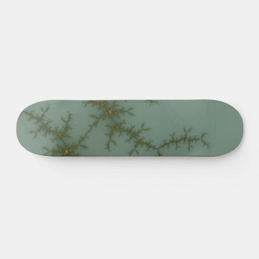 Sneeuwrug - Fractale kunst Skateboard (Horizontaal)