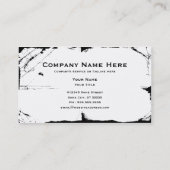 sneeuwruimer : poederspoor visitekaartje (Achterkant)