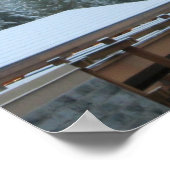 Sneeuwscène in Whistler, B.C. Poster (Hoek)