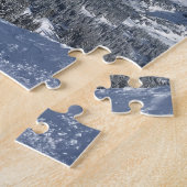 sneeuwscène legpuzzel (Zijkant)