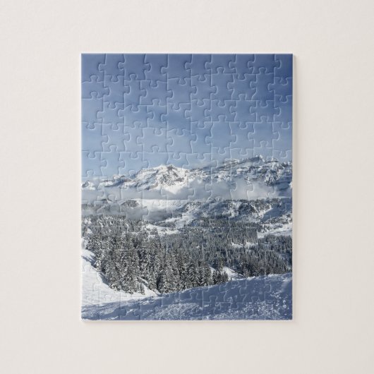 sneeuwscène legpuzzel (Verticaal)