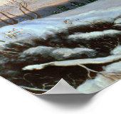 Sneeuwscène, New England Poster (Hoek)