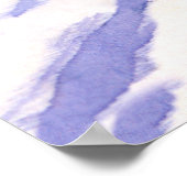 Sneeuwschilderij Waterverf Poster (Hoek)