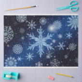 sneeuwschilfers voor kerstmis tissuepapier (Craft)