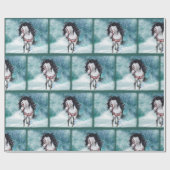 Sneeuwschoeisel Verpakkingspapier Cadeaupapier (Vlak)