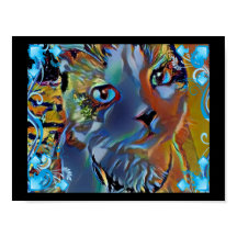 sneeuwschoen blauw bovennatuurlijk kat