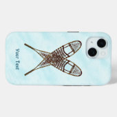 sneeuwschoen op sneeuw Case-Mate iPhone case (Achterkant (horizontaal))
