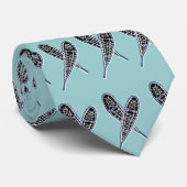 Sneeuwschoen Stropdas Pattern Showshoe Winter Snow (Opgerold)