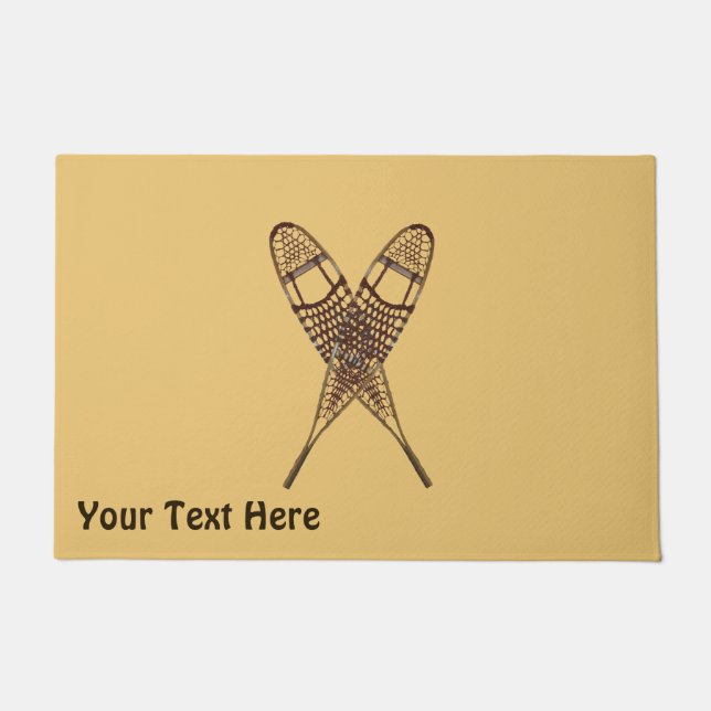 Sneeuwschoenen Deurmat (Voorkant)