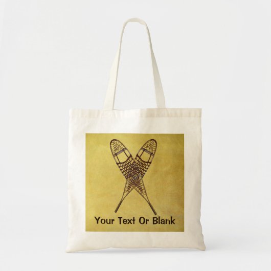 Sneeuwschoenen Tote Bag (Voorkant)