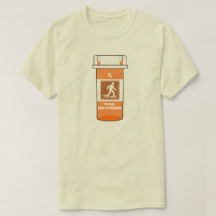 Sneeuwschoenwandelen Is Mijn Drug T-shirt