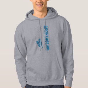 Sneeuwschoenwandelen Vlag afbeelding Hoodie