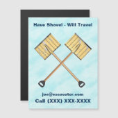 Sneeuwschokkende bedrijven (Voorkant / Achterkant)