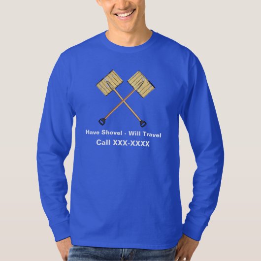 Sneeuwschokkende bedrijven t-shirt (Voorkant)