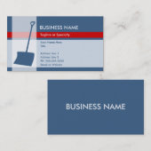 sneeuwschop visitekaartje (Voorkant / Achterkant)