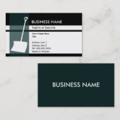 sneeuwschop visitekaartje (Voorkant / Achterkant)