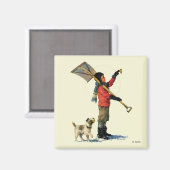 Sneeuwschoper Magneet (Voorkant / Achterkant)