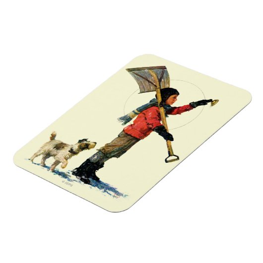 Sneeuwschoper Magneet (Linkerzijde)