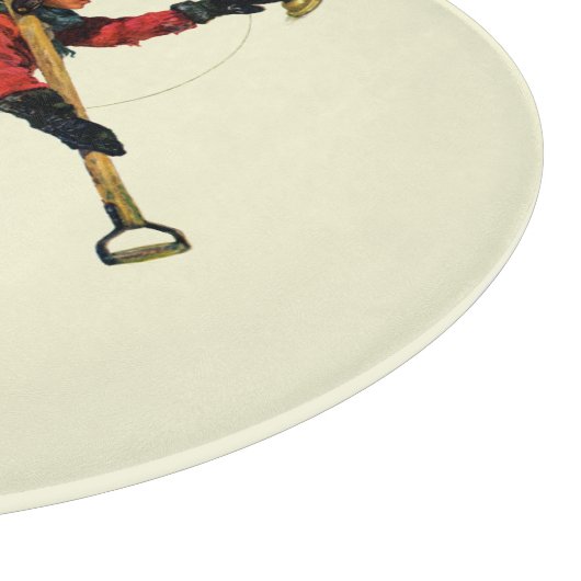 Sneeuwschoper Snijplank (Hoek)