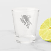 Sneeuwscooter - Kreeg Sneeuwscooter Geschenken Shot Glas (Achterkant)
