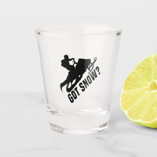 Sneeuwscooter - Kreeg Sneeuwscooter Geschenken Shot Glas (Voorkant)