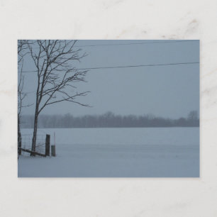 sneeuwscooter uit Centraal-Indiana Briefkaart