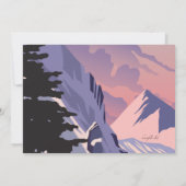 Sneeuwscooter Uitnodiging (Achterkant)