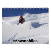 sneeuwscooters kalender (Hoes)