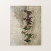  sneeuwscooters legpuzzel (Verticaal)