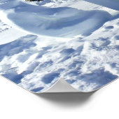 Sneeuwsculptuur, Quebec, Canada Poster (Hoek)