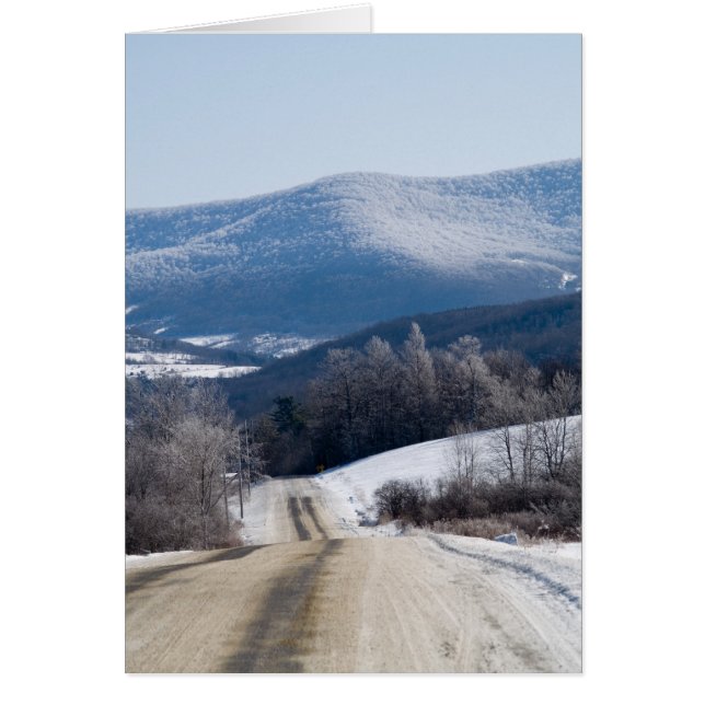 Sneeuwse wegen (Voorkant)