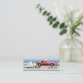 sneeuwservice mini visitekaartje (Staand voorkant)