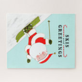 sneeuwskiester vakantiegangers puzzel legpuzzel (Horizontaal)