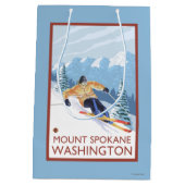 Sneeuwskiever - Mount Spokane Medium Cadeauzakje (Achterkant)