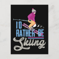 Sneeuwskki, ik zou liever aan het kiemen zijn.