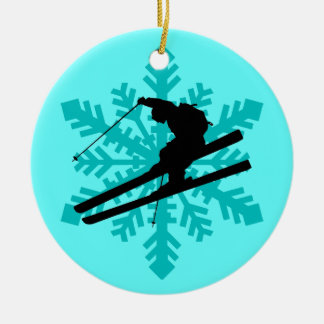 sneeuwskop keramisch ornament