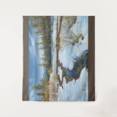 "Sneeuwsmelt" Wandkleed (Voorkant)